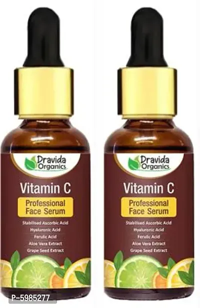 Organics Bright  Glowing Vitamin C Serum for Skin Whitening ,Lightening  Brightening  (60 ml)