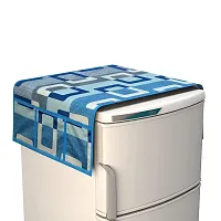 Quality Fridge Cover Combo Of 1 Fridge Top Cover, 1 Handle Cover and 4 Fridge Tray Mats-thumb3