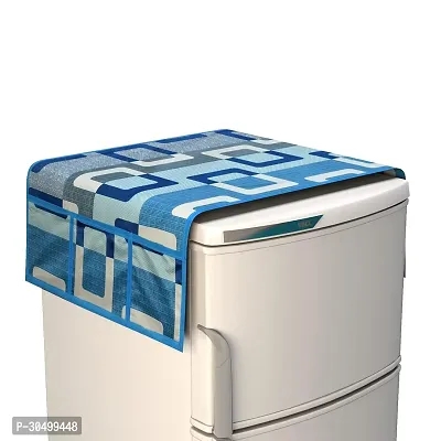 Quality Fridge Cover Combo Of 1 Fridge Top Cover, 1 Handle Cover and 4 Fridge Tray Mats-thumb4