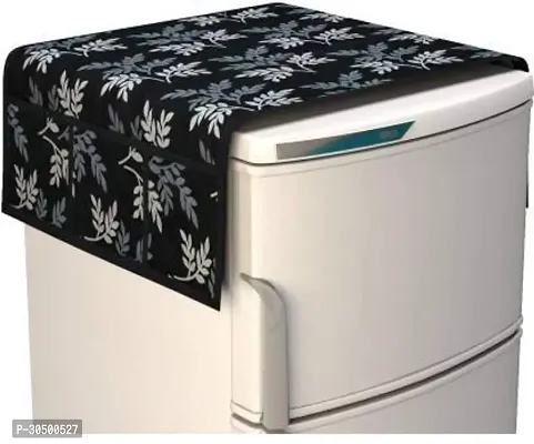 Quality Fridge Cover Combo Of 1 Fridge Top Cover, 2 Handle Cover and 4 Fridge Tray Mats-thumb2