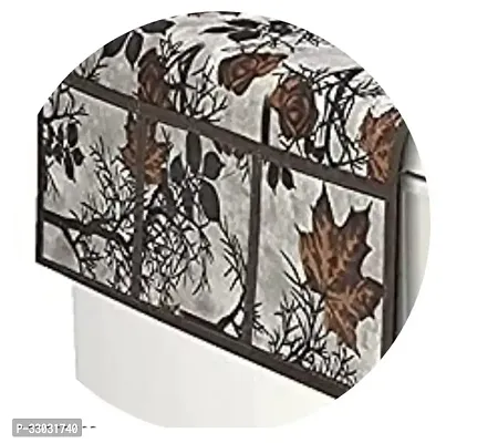 Stylish Quality Fridge Cover Combo Of 1 Fridge Top Cover and 3 Fridge Tray Mats-thumb4