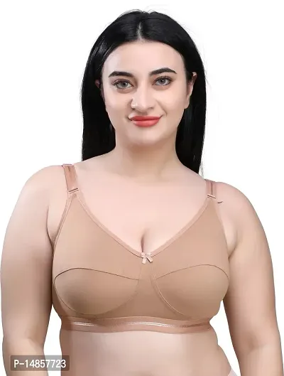 Special Big Size Non Padded Full Coverage C Cup Bra (Pack of -3)-thumb2