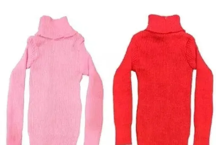 Modern Trendy Girls Sweaters Pack of 2