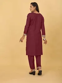 Stylish Rayon Embroidered Kurta Bottom set-thumb1