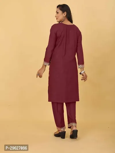 Stylish Rayon Embroidered Kurta Bottom set-thumb2