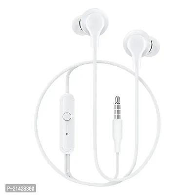 Stylish White In-ear Wired USB Headphones-thumb0