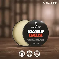 Mandcode Beard Balm For Men - 50Gm | Softens Moisturizes Mooch And Beard | Long Lasting Nourishment | Prevents Dryness | Boost Shine And Volumizes Beards Beeswax Shea Butter And Essential Oils Pack Of 1-thumb3