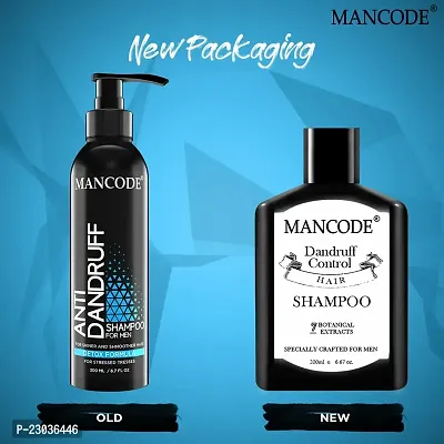 Mancode Anti Dandruff Shampoo For Men Prevent Dandruff Healthier Hair And Scalp Itch Free No Mineral Oil Neem Extract 200 Ml Hair Shampoo For Men (Pack Of 1)-thumb2