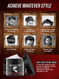 Mancode Daily Hair Styling Cream For Men - 100 Gm | For Daily Use Style And Nourishment | Non-Sticky, Non-Oily | Paraben And Sulphate Free-thumb2