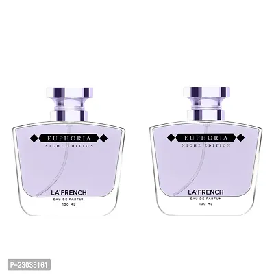 La French Euphoria Perfume for men And women 100ml Pack of 2-thumb0