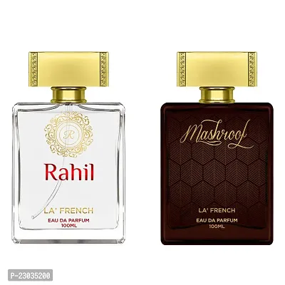 La French Rahil And Mashroof Perfume for men 100ml Pack of 2