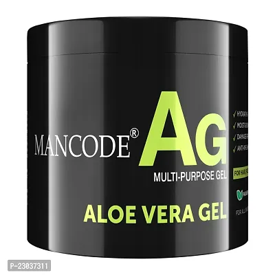 Mancode Aloe Vera Multipurpose Gel For Men |Use For Scalp Irritation And Soothes Dry Rough Skin 100Gm-thumb0