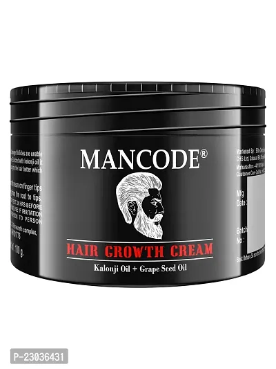 Mancode Hair Growth Cream For Men - 100Gm | Advanced Formula For Growth | Strengthen Hair Roots | Reduction Hair Fall | Improves Scalp Health