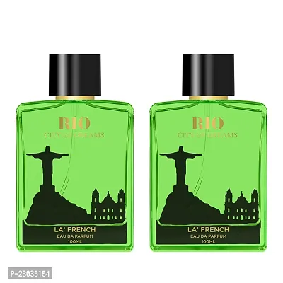 La French Rio City of Dreams Perfume for women And men 100ml Pack of 2