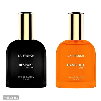 La French Bespoke And Hang Out Perfume Scent For Men And Women - Each 30 ml,Pack Of 2