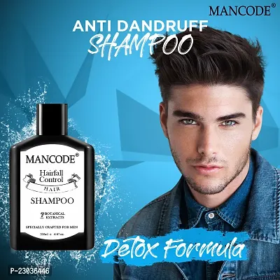 Mancode Anti Dandruff Shampoo For Men Prevent Dandruff Healthier Hair And Scalp Itch Free No Mineral Oil Neem Extract 200 Ml Hair Shampoo For Men (Pack Of 1)-thumb3