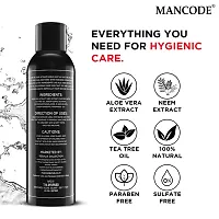 Mancode Intimate Wash For Men - 100Ml With Tea Tree Essential Oil Ayurvedic And Natural Personal Intimate Hygiene Prevents Itching Irritation And Dryness Caused By Sweating Ball Wash For Men-thumb3