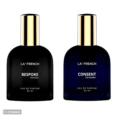 La French Bespoke And Consent Perfume Scent For Men And Women - Each 30 ml,Pack Of 2-thumb0