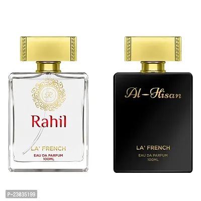 La French Rahil And Al Hisan Perfume for men 100ml Pack of 2