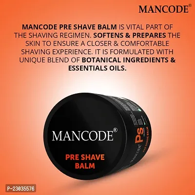 Mancode Pre Shave Balm For Skin Moisturizing, Skin Conditioning, And Razor-Burn Free Shave Balm 100Grm-thumb2