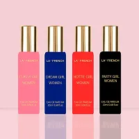 La French Luxury Perfume Gift Set For Her 4X20 Ml | Luxury Scent Extra Long Lasting Eau De Parfum | Party Girl | Classy Girl Hottie Girl Dream Girl | Rakhi Gift For Sister (Pack Of 1)-thumb1