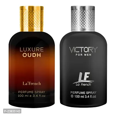 La French Luxury Oud And victory Eau De Perfume For Men 100ml Pack Of 2