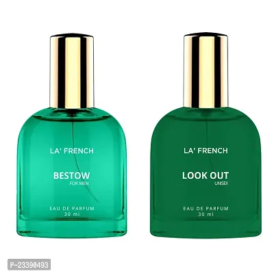 La French Bestow And Look Out Perfume Scent For Men And Women - Each 30 ml,Pack Of 2-thumb0