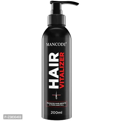 Mancode Man Code Hair Growth Vitalizer For Men Rejuvenates Healthy Scalp Deeply Nourishes Dry Rough And Damaged Hair Non Greasy Non Sticky Hair Oil For Men- Pack Of 1