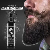 Mancode Beard Wash And Conditioner - 200Ml | Conditions And Cleans Beard Mustache | Blended With Licorice, Vitamin C And Aloe Vera | Natural And Organic Beard Shampoo For Men (Pack Of 1)-thumb1