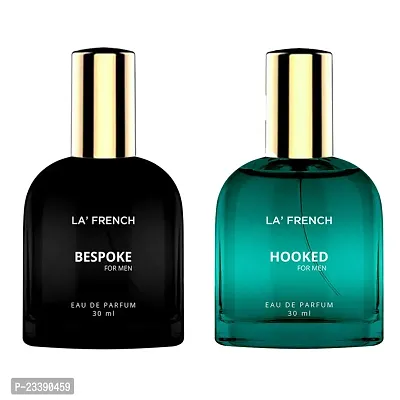 La French Bespoke And Hooked Perfume Scent For Men- Each 30 ml,Pack Of 2