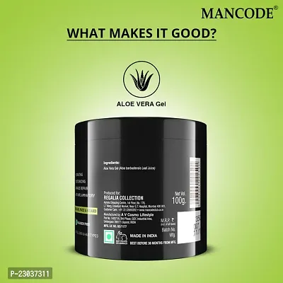 Mancode Aloe Vera Multipurpose Gel For Men |Use For Scalp Irritation And Soothes Dry Rough Skin 100Gm-thumb4