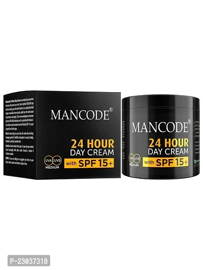 Mancode 24 Hours Day Cream For Men Spf 15+ Sun Tan Protection Day Cream 100Gm-thumb2