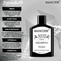 Mancode Charcoal Hair Shampoo For Men, Infused With Activated Charcoal, Helps To Deep Cleanse, Soothe Scalp, Repair Dry And Damaged Hair, 200Ml-thumb4