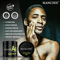 Mancode Aloe Vera Multipurpose Gel For Men |Use For Scalp Irritation And Soothes Dry Rough Skin 100Gm-thumb2