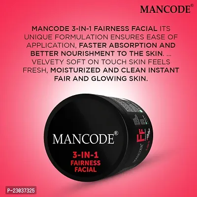 Mancode 3 In 1 Fairness Cream For Men Fair Glowing Skin Detox Skin 100 Gm-thumb2