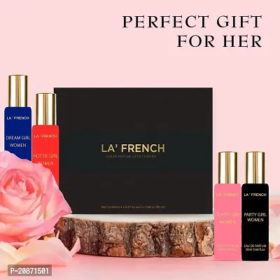 La French Luxury Perfume Gift Set For Her 4X20 Ml | Luxury Scent Extra Long Lasting Eau De Parfum | Party Girl | Classy Girl Hottie Girl Dream Girl | Rakhi Gift For Sister (Pack Of 1)-thumb5