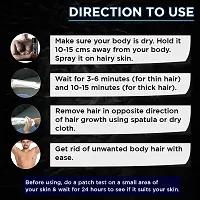 Mancode Hair Removal Cream Spray 200Ml For Men | Painless Hair Removal Spray For Chest, Back, Legs And Under Arms | Itch And Irritation Free | Hair Removal Wax | Intimate Hygiene From Sweat-thumb3