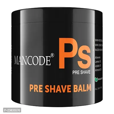 Mancode Pre Shave Balm For Skin Moisturizing, Skin Conditioning, And Razor-Burn Free Shave Balm 100Grm-thumb0