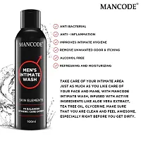 Mancode Intimate Wash For Men - 100Ml With Tea Tree Essential Oil Ayurvedic And Natural Personal Intimate Hygiene Prevents Itching Irritation And Dryness Caused By Sweating Ball Wash For Men-thumb1