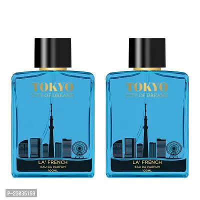 La French Tokyo City of Dreams Perfume for women And men 100ml Pack of 2