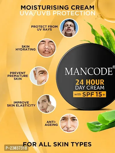 Mancode 24 Hours Day Cream For Men Spf 15+ Sun Tan Protection Day Cream 100Gm-thumb4