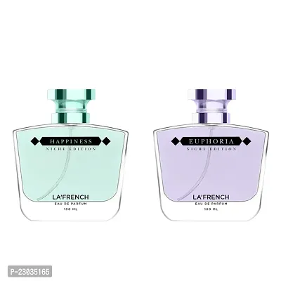 La French Euphoria And Happiness Perfume for men And Women 100ml Pack of 2