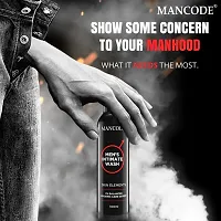 Mancode Intimate Wash For Men - 100Ml With Tea Tree Essential Oil Ayurvedic And Natural Personal Intimate Hygiene Prevents Itching Irritation And Dryness Caused By Sweating Ball Wash For Men-thumb2