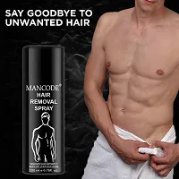 Mancode Hair Removal Cream Spray 200Ml For Men | Painless Hair Removal Spray For Chest, Back, Legs And Under Arms | Itch And Irritation Free | Hair Removal Wax | Intimate Hygiene From Sweat-thumb1