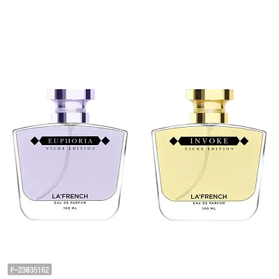 La French Euphoria And Invoke Perfume for men And women 100ml Pack of 2