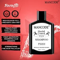 Mancode Anti Hair Fall Shampoo Enriched With Neem Amla Shikaki Aloe Vera And Vitamin E Shampoo For Men, 200Ml-thumb3