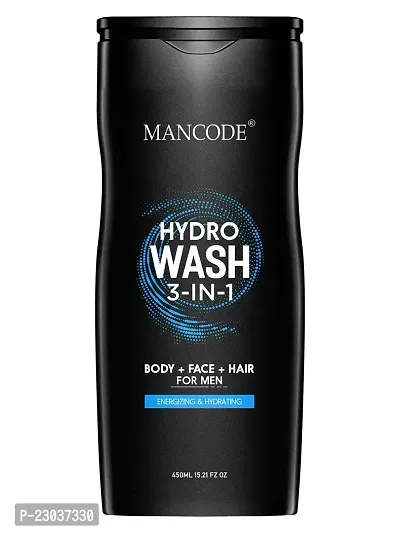 Mancode Hydro 3 In 1 Body Wash For Men 450Ml-thumb0