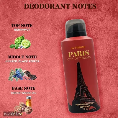 La French Paris City of Dreams Deodorant 150ml Pack of 1-thumb3