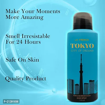 La French Tokyo City of Dreams Deodorant 150ml Pack of 1-thumb5