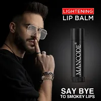 Mancode Lightening Lip Balm for Men Lips |Formulated with Natural Oils | for Smokey, dryness and chapping Lips| help to soothe, moisturize  hydrate lips |4.5 gm Pack of 1-thumb2